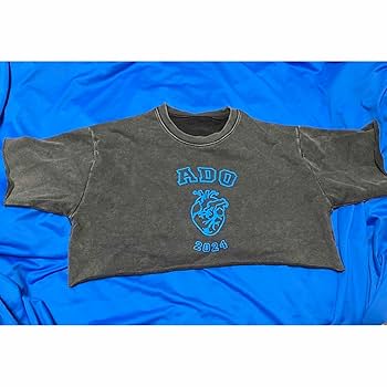 Amazon.co.jp: Ado ファッショナブル心臓Tシャツ-o サイズ：大